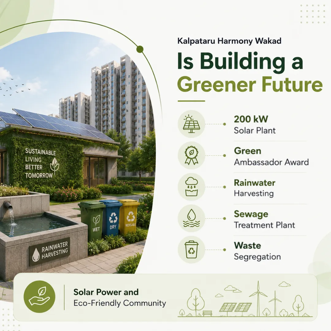 kalpataru harmony wakad going green